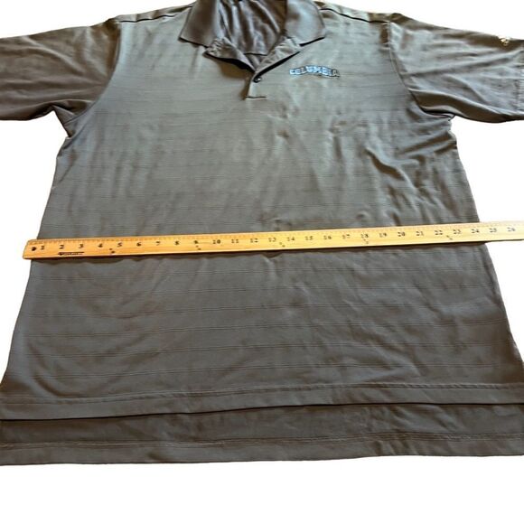 Columbia University Polo. Gray and Blue. Adidas. Sz XL. (See measurements). EUC - Picture 9 of 11